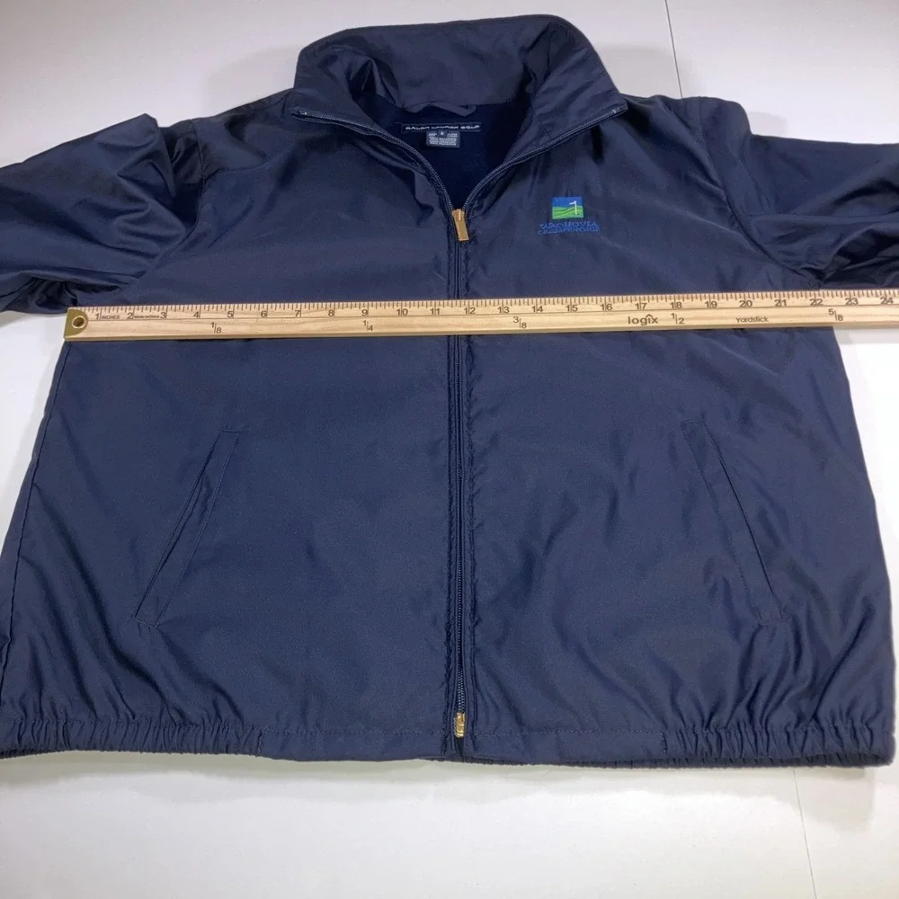 Polo Ralph Lauren Golf Navy Blue Jacket‎ Wachovia Championship Size Large